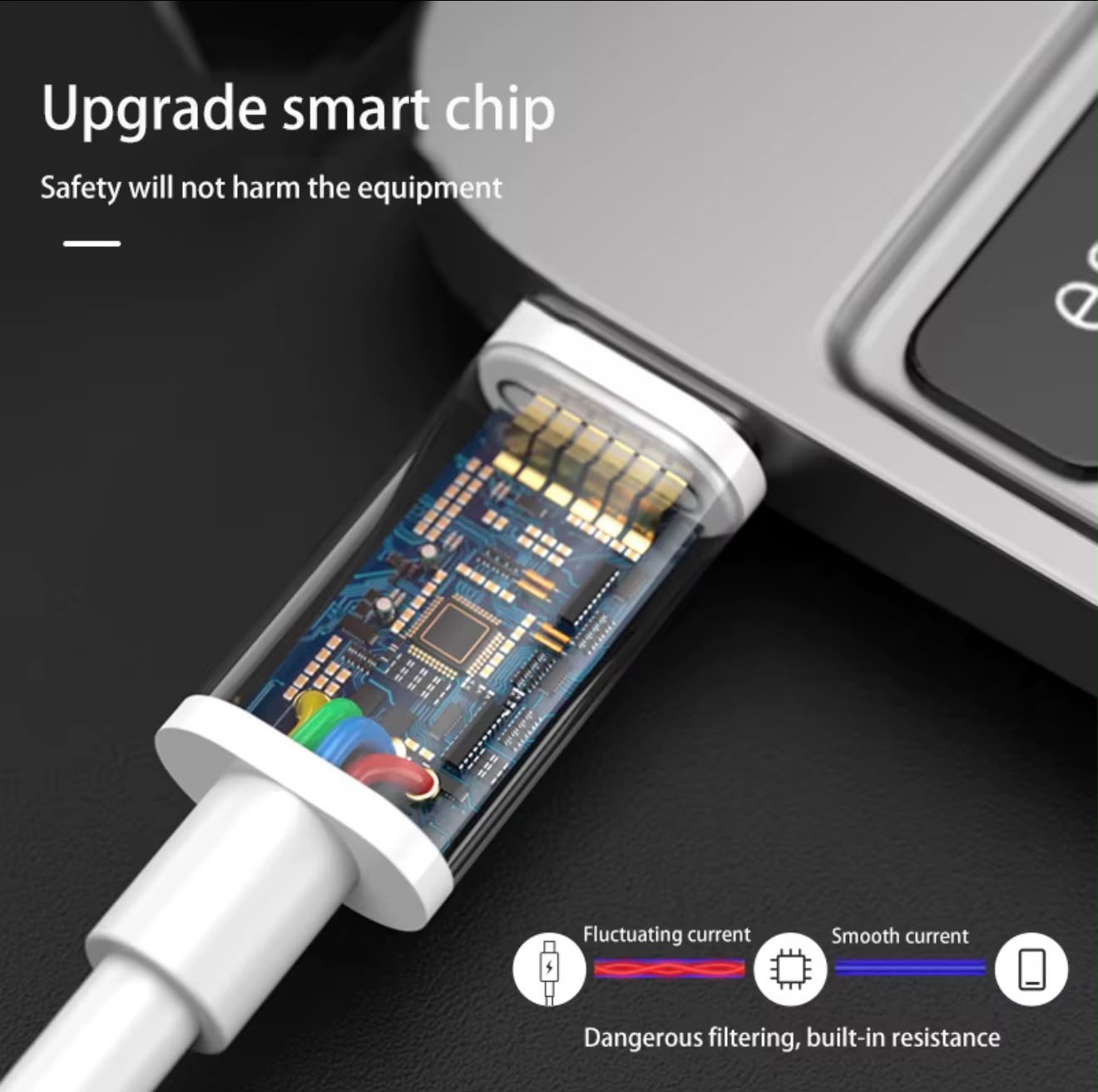 EPISKIA USB-C 60W Charge Cable (1m) - Image 5